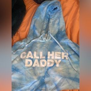 CALL HER DADDY Tie Dye Hoodie
